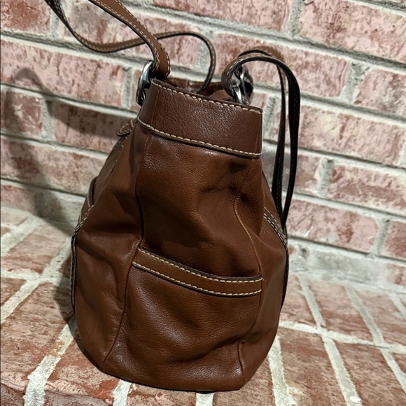 Women’s Fossil Brown Leather Tote Bag - Picture 7 of 14